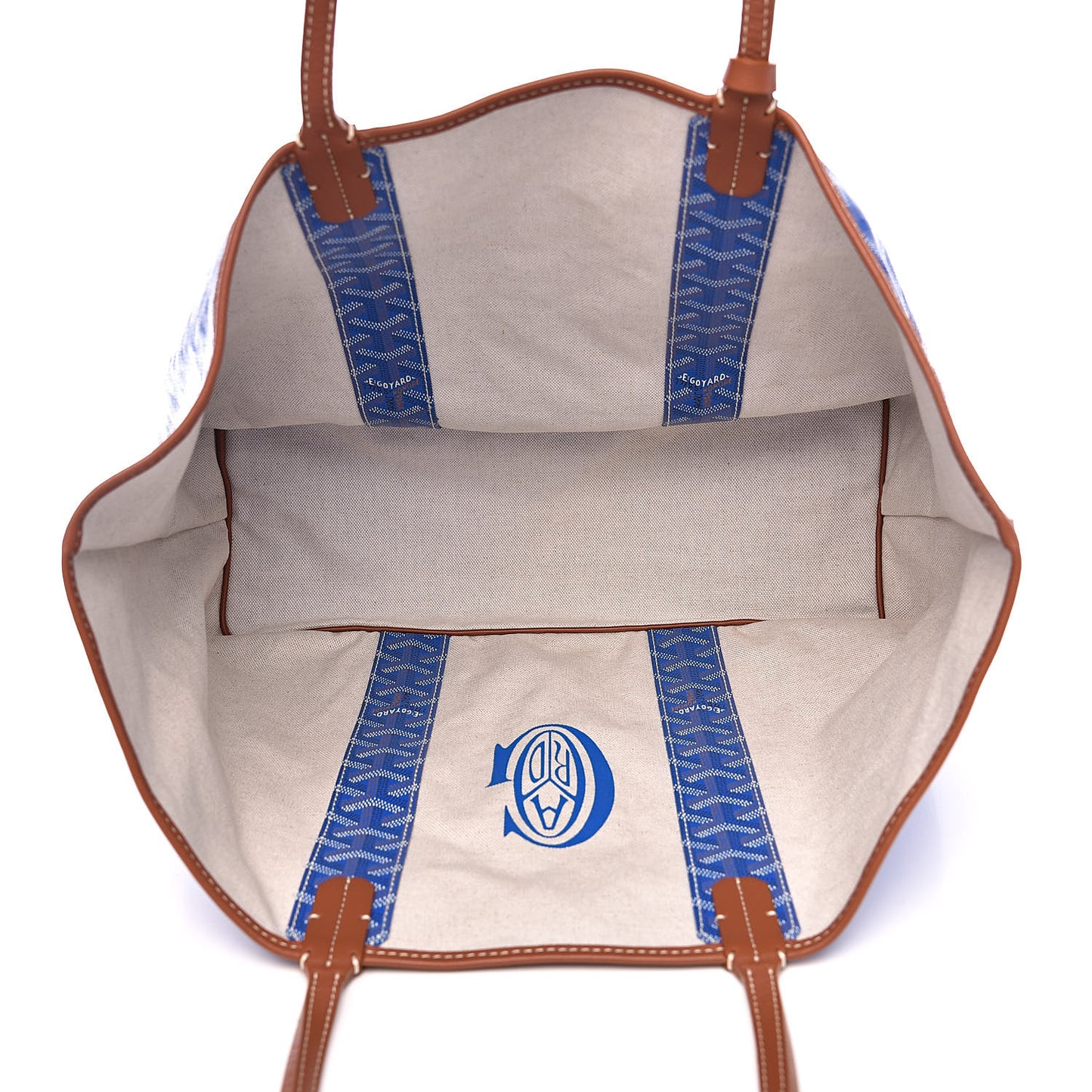 Goyardine Reversible Pertuis PM Sky Blue