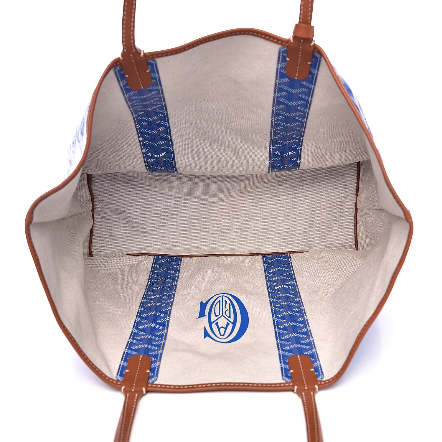 Goyard Goyardine Reversible Pertuis PM Sky Blue 9 of 18