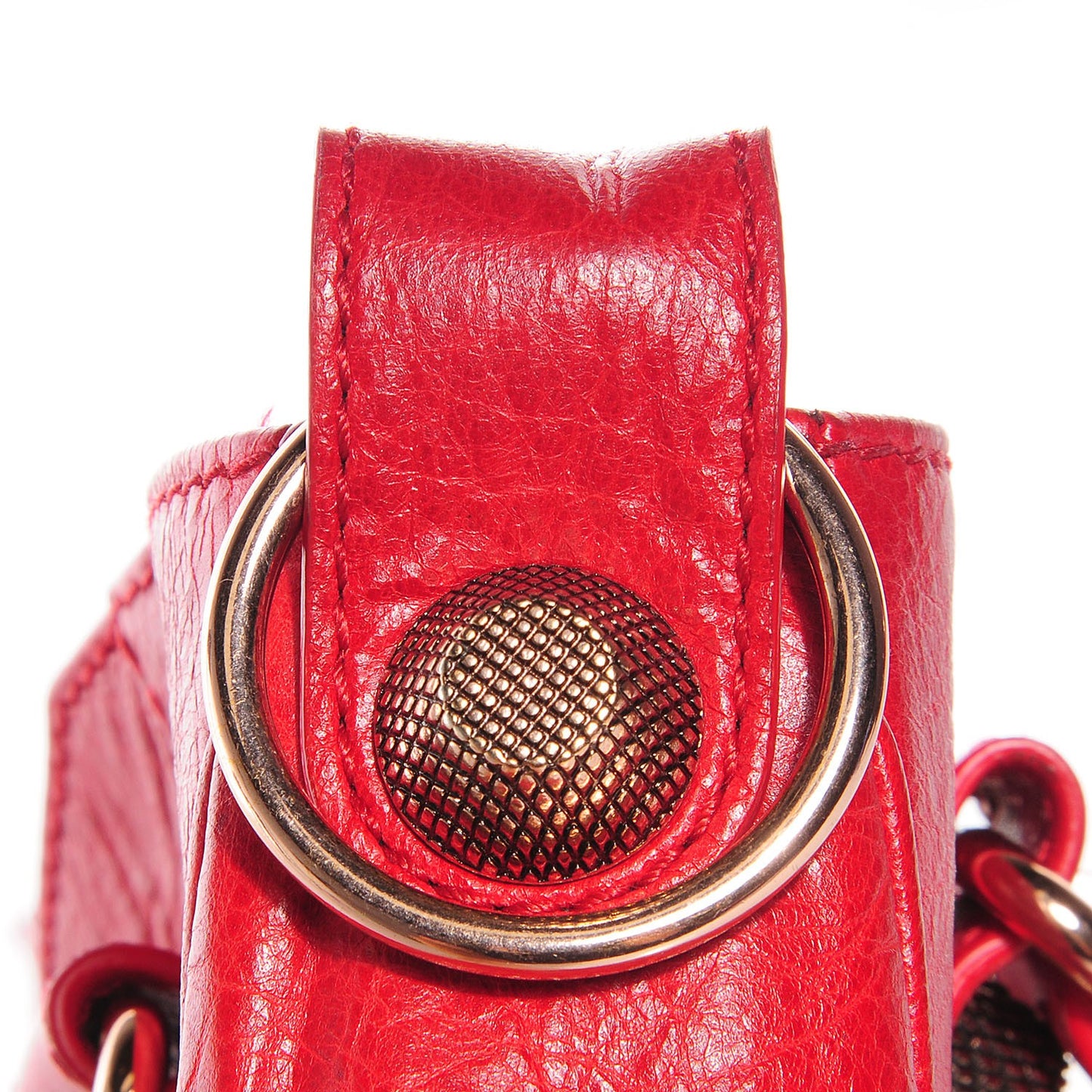 Agneau Giant 21 Rose Gold Hardware Velo Coquelicot