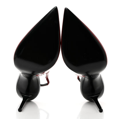 Saint Laurent Patent Calfskin Zoe 105 Slingback Pump 36.5 Red 5 of 8