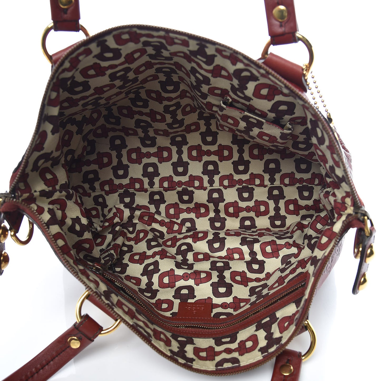 Guccissima Small Babouska Tote Burgundy