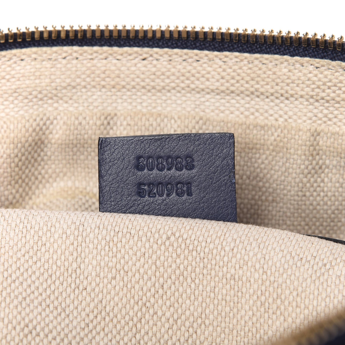 Soft Patent Small Soho Bowler Uniform Blue