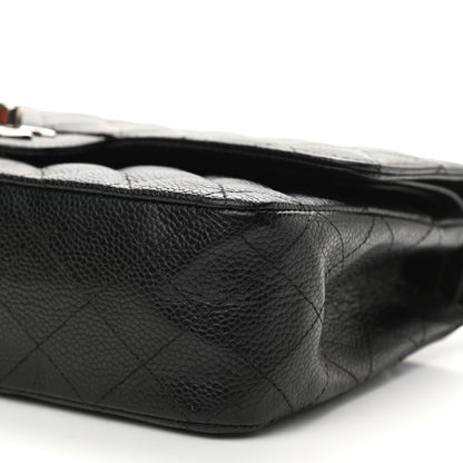Chanel Caviar Quilted Medium Double Flap Black 10 of 11