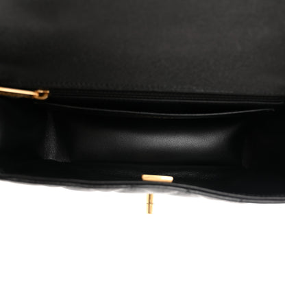 Chanel Lambskin Quilted Mini Strass On Top Flap Black 5 of 11
