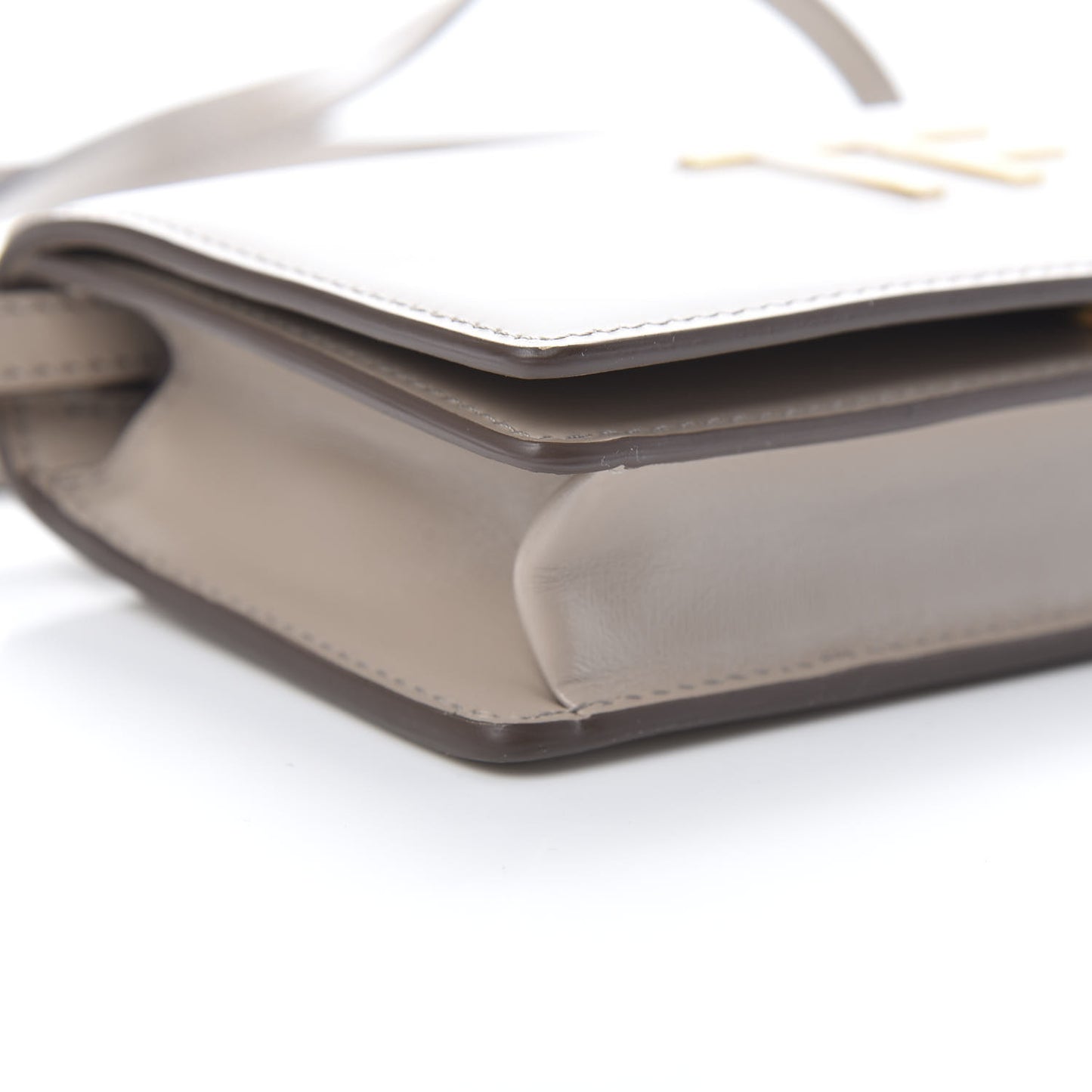Calfskin Icon Crossbody Bag Silk Taupe