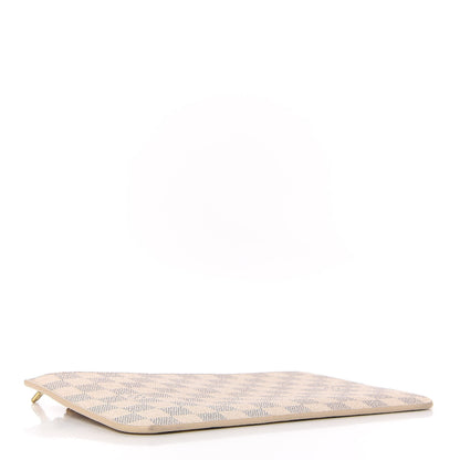 Louis Vuitton Damier Azur Neverfull MM GM Pochette Rose Ballerine 9 of 16