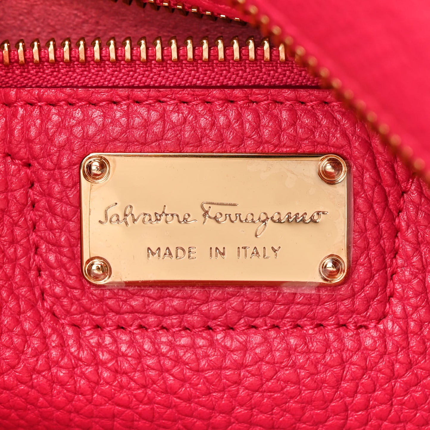 Grained Calfskin Ally Hobo Pink