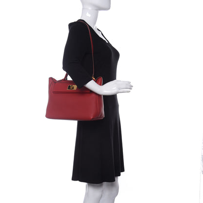 Hermes Taurillon Maurice Swift 24/24 29 Rouge Casaque 2 of 8