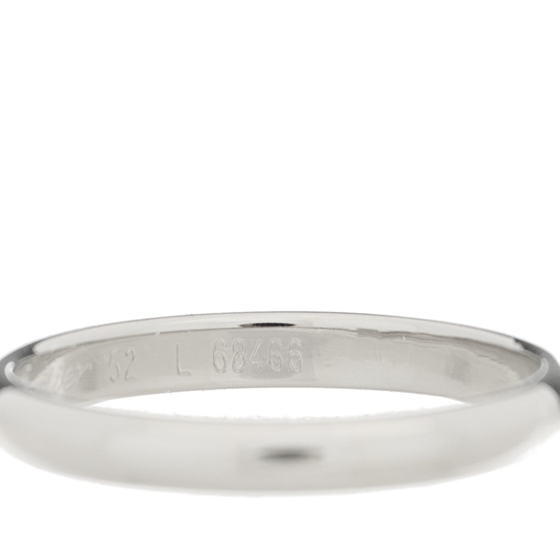 Cartier Platinum 2.5mm 1895 Wedding Band Ring 52 6 4 of 6
