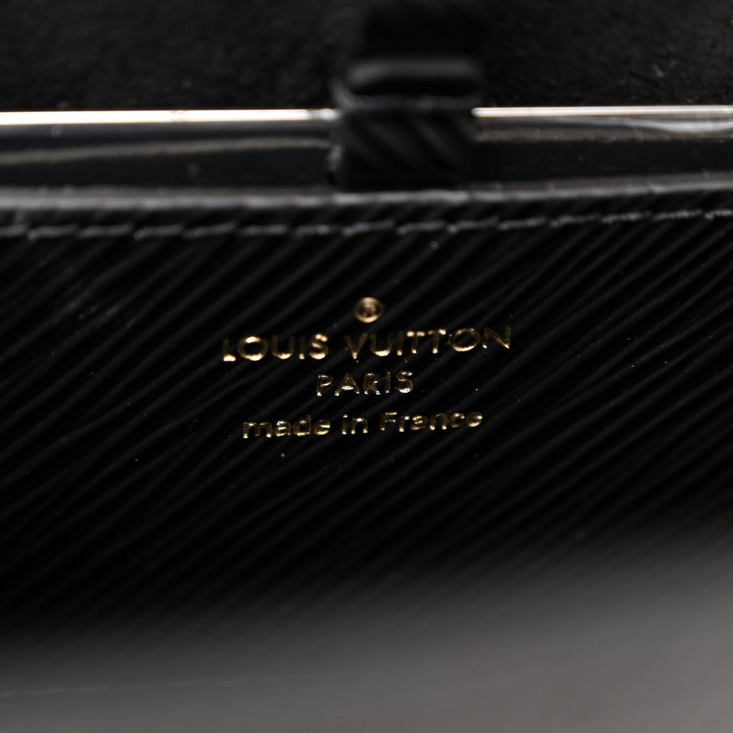 LOUIS VUITTON Epi Twist Shoulder Bag MM Black