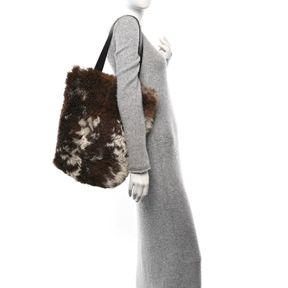 Bottega Veneta Shearling Tote Fondant 2 of 10