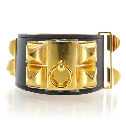 Hermes Chamonix Collier de Chien CDC Bracelet Black 1 of 8