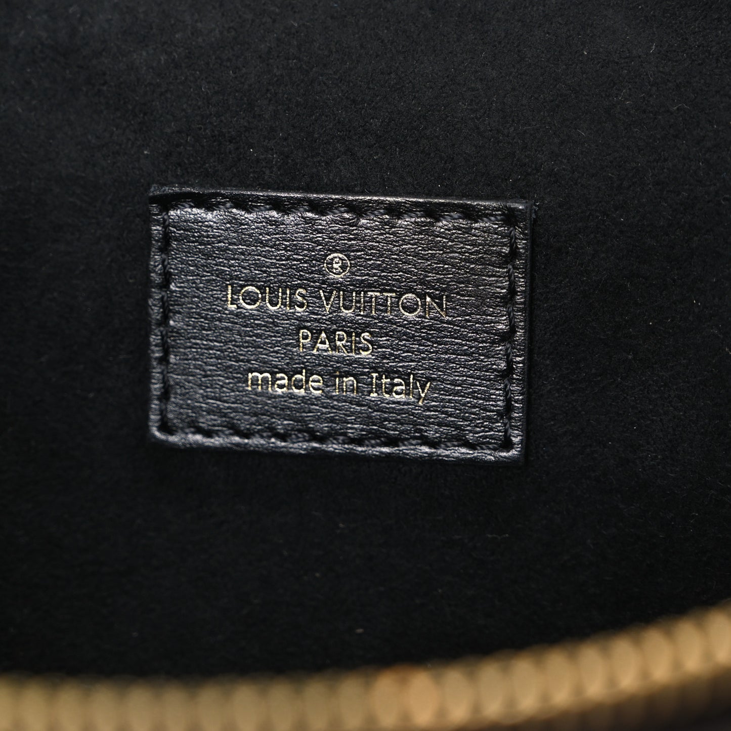 Reverse Monogram Vanity Chain Pouch