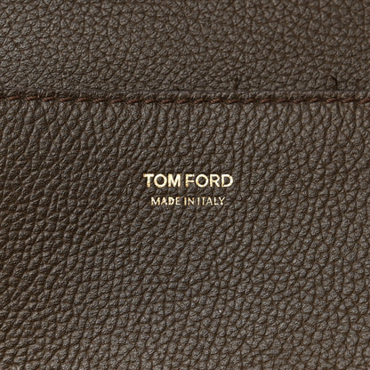 Tom Ford Grained Calfskin Large Jennifer Crossbody Bag Brown 6 of 14