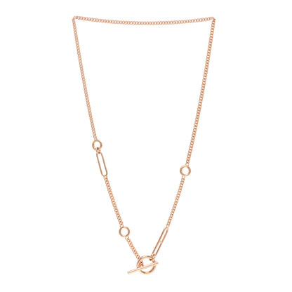 Hermes 18K Rose Gold Echappee Necklace ST 3 of 5