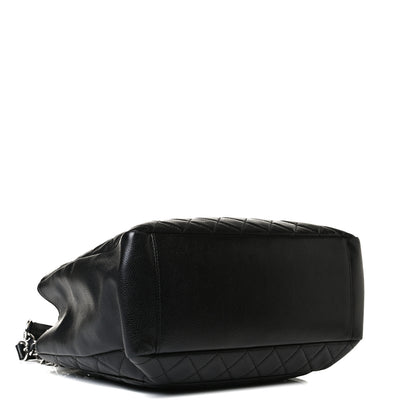 Chanel Caviar Quilted Grand Shopping Tote GST Black 4 of 16