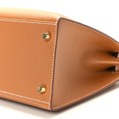 Hermes Epsom Kelly Sellier 28 Gold 9 of 10