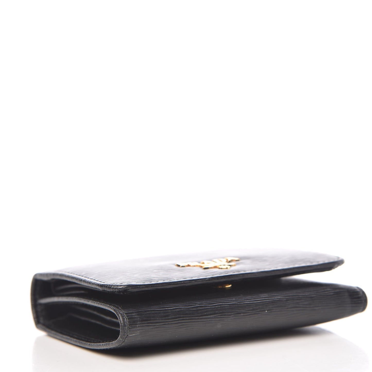 Vitello Move Tri-Fold Compact Wallet Black