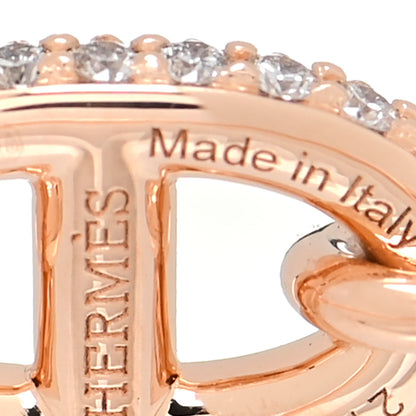 Hermes 18K Rose Gold Diamond Farandole Ring 50 5.25 4 of 6