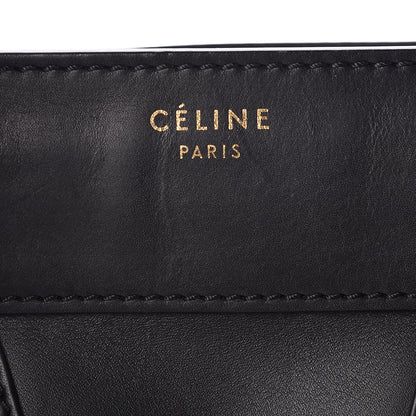 Celine Smooth Calfskin Mini Luggage Black 6 of 10