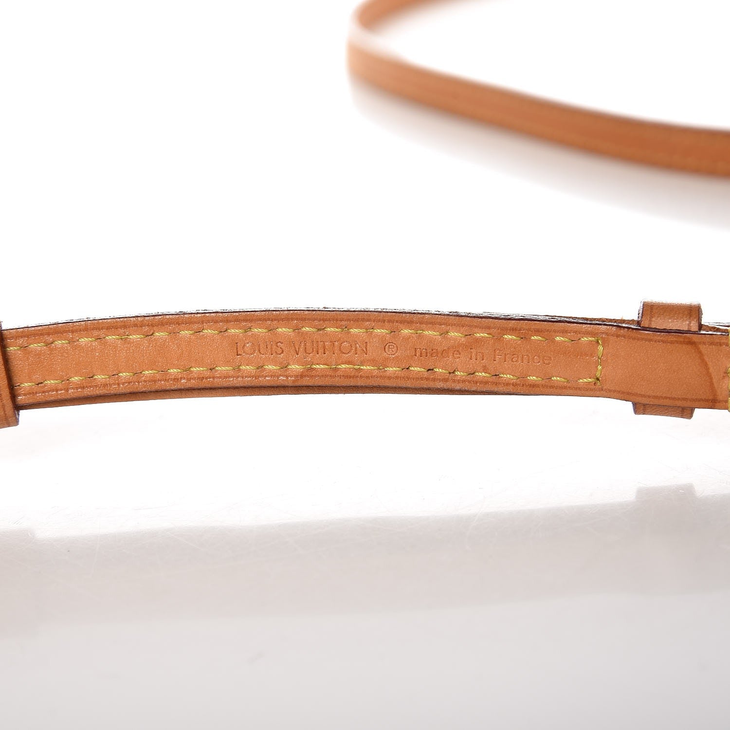 Louis Vuitton Vachetta 12mm Adjustable Shoulder Strap 3 of 3