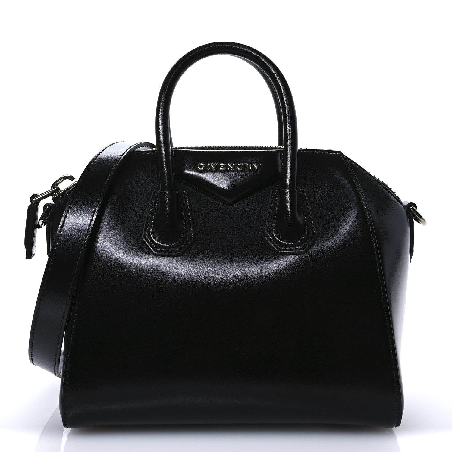 Givenchy Shiny Lord Calfskin Mini Antigona Black 8 of 10