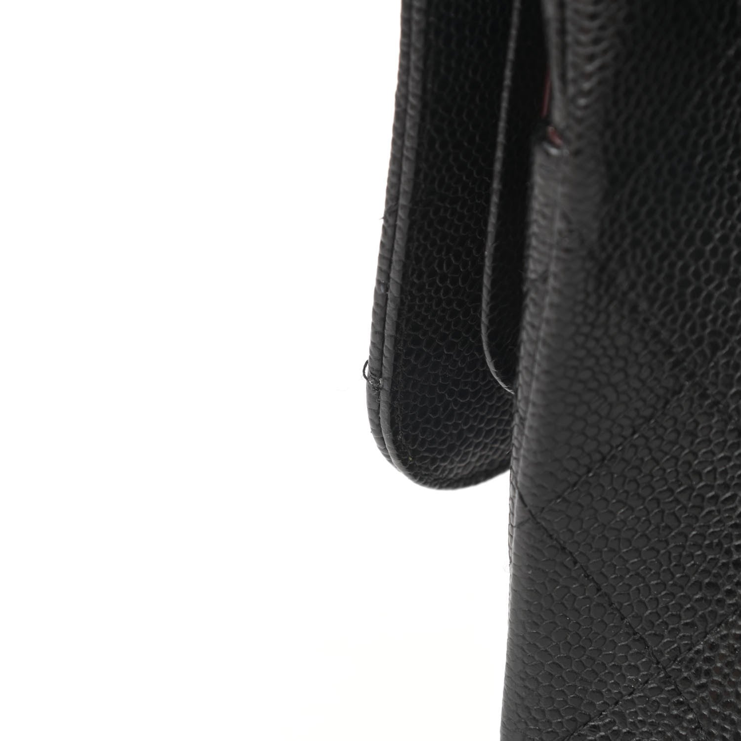 Chanel Caviar Quilted Jumbo Double Flap Black 11 of 12