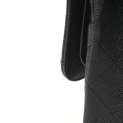 Chanel Caviar Quilted Jumbo Double Flap Black 11 of 12