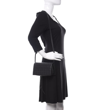 Bottega Veneta Nappa Intrecciato Crossbody Black 2 of 12