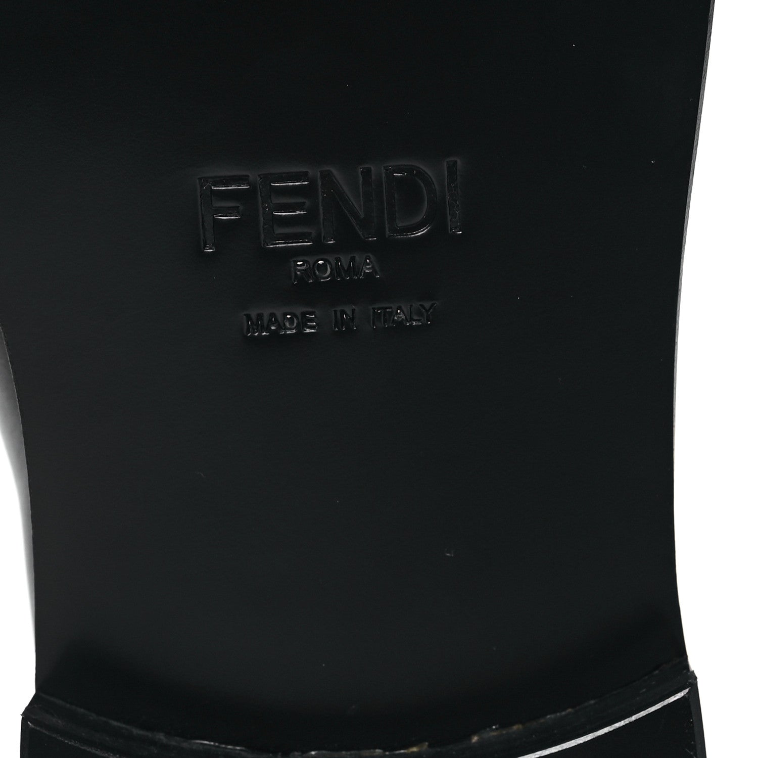 Fendi Vitello Mens Lace Up Oxfords 10 Black 6 of 8
