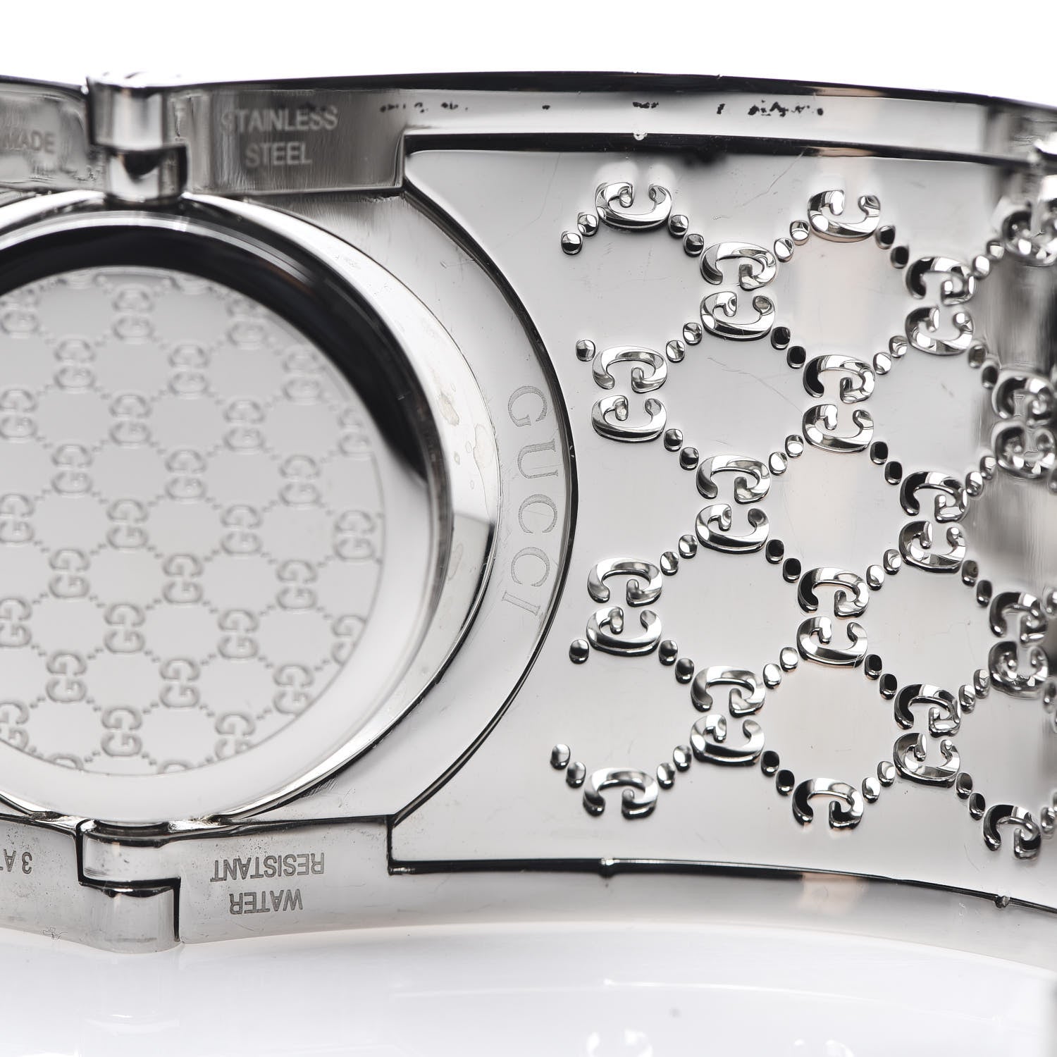 Gucci Stainless Steel Mother of Pearl 33mm Twirl Quartz Watch 5 of 11