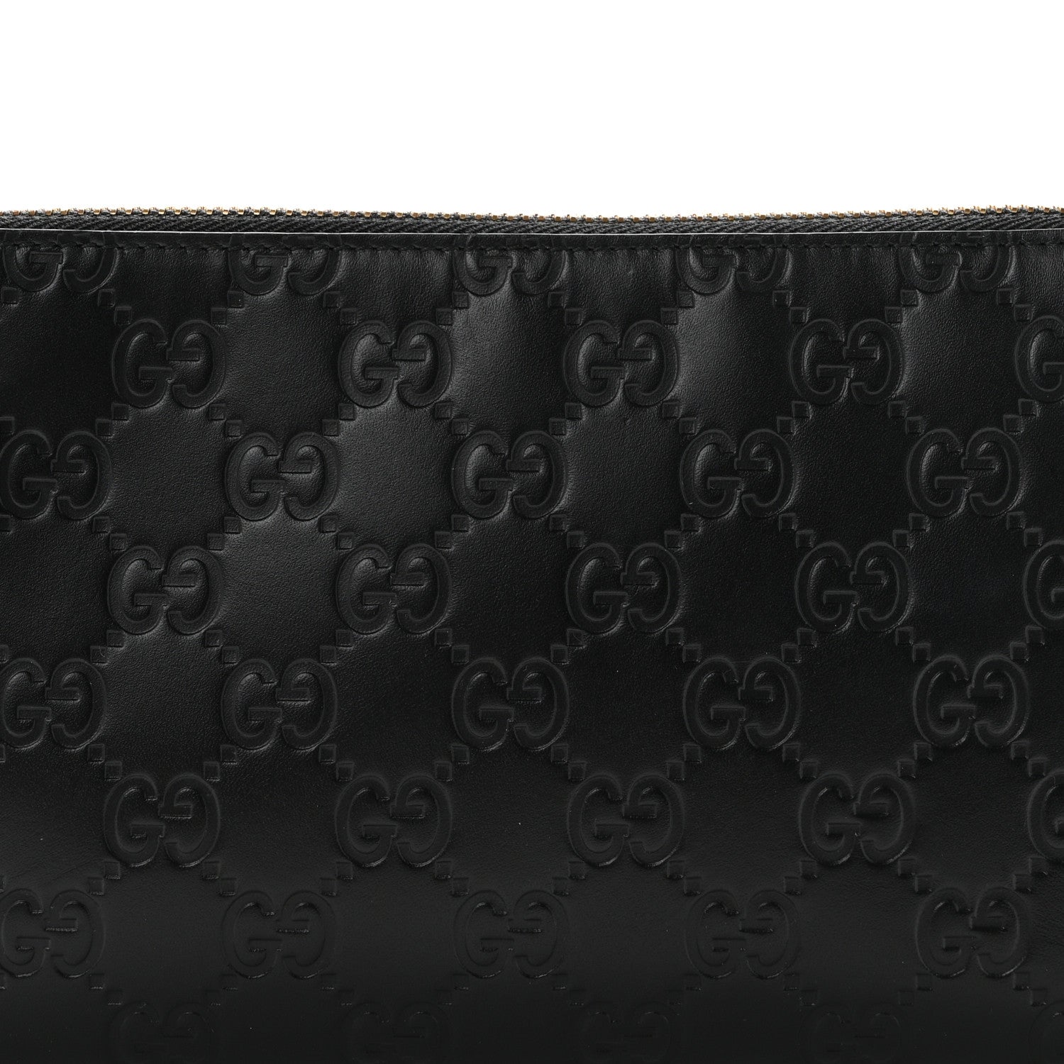 Gucci Guccissima Signature Wrist Wallet Black 8 of 10