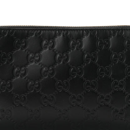 Gucci Guccissima Signature Wrist Wallet Black 8 of 10