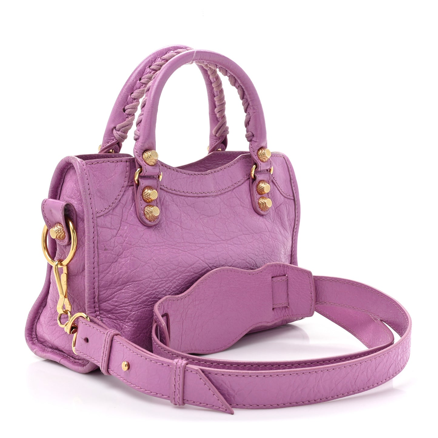 Agneau Giant 12 Gold Hardware Mini City Rose Berlingot