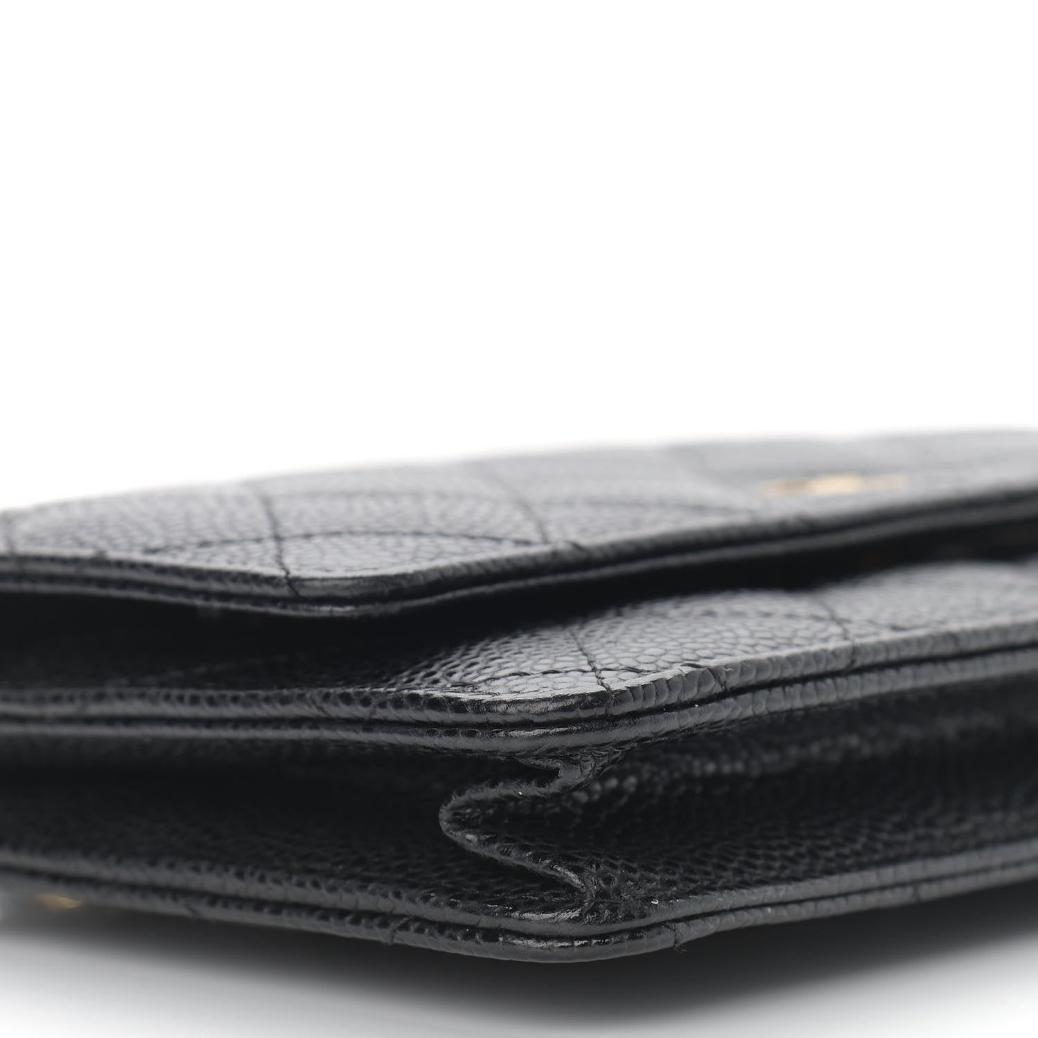 Chanel Caviar Quilted Wallet On Chain WOC Black 5 of 10