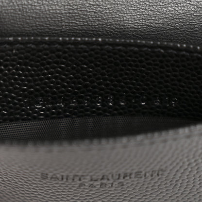 Saint Laurent Grain De Poudre Business Card Case Black 8 of 11