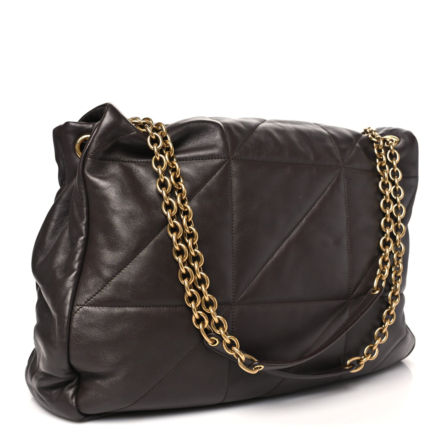 Saint Laurent Lambskin Matelasse Monogram Large Jamie 4.3 Dark Sweet Chocolate 3 of 9