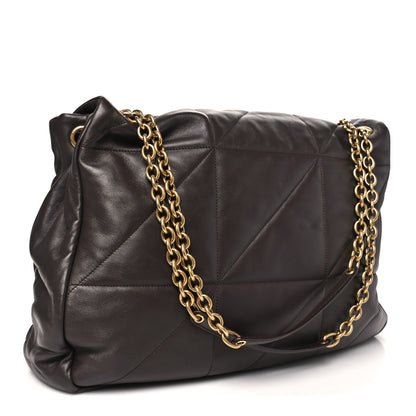 Saint Laurent Lambskin Matelasse Monogram Large Jamie 4.3 Dark Sweet Chocolate 3 of 9