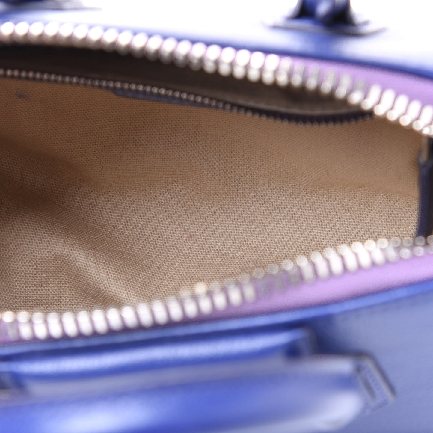 Sugar Goatskin Mini Antigona Blue