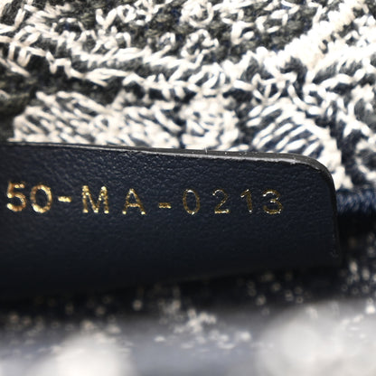 Christian Dior Canvas Embroidered Small Dioriviera Toile De Jouy Book Tote Blue 7 of 14