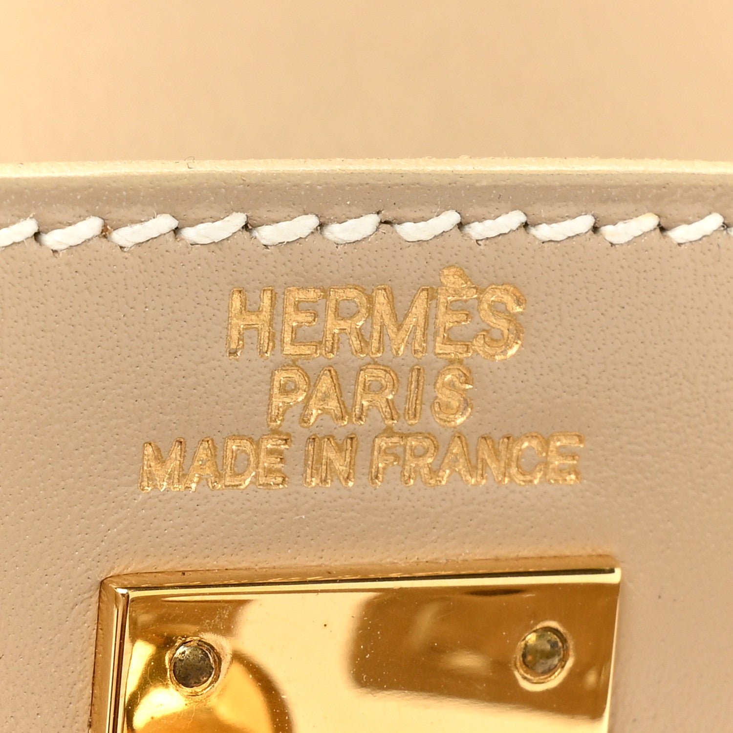 Hermes Box Kelly Danse Pochette Argile 6 of 12