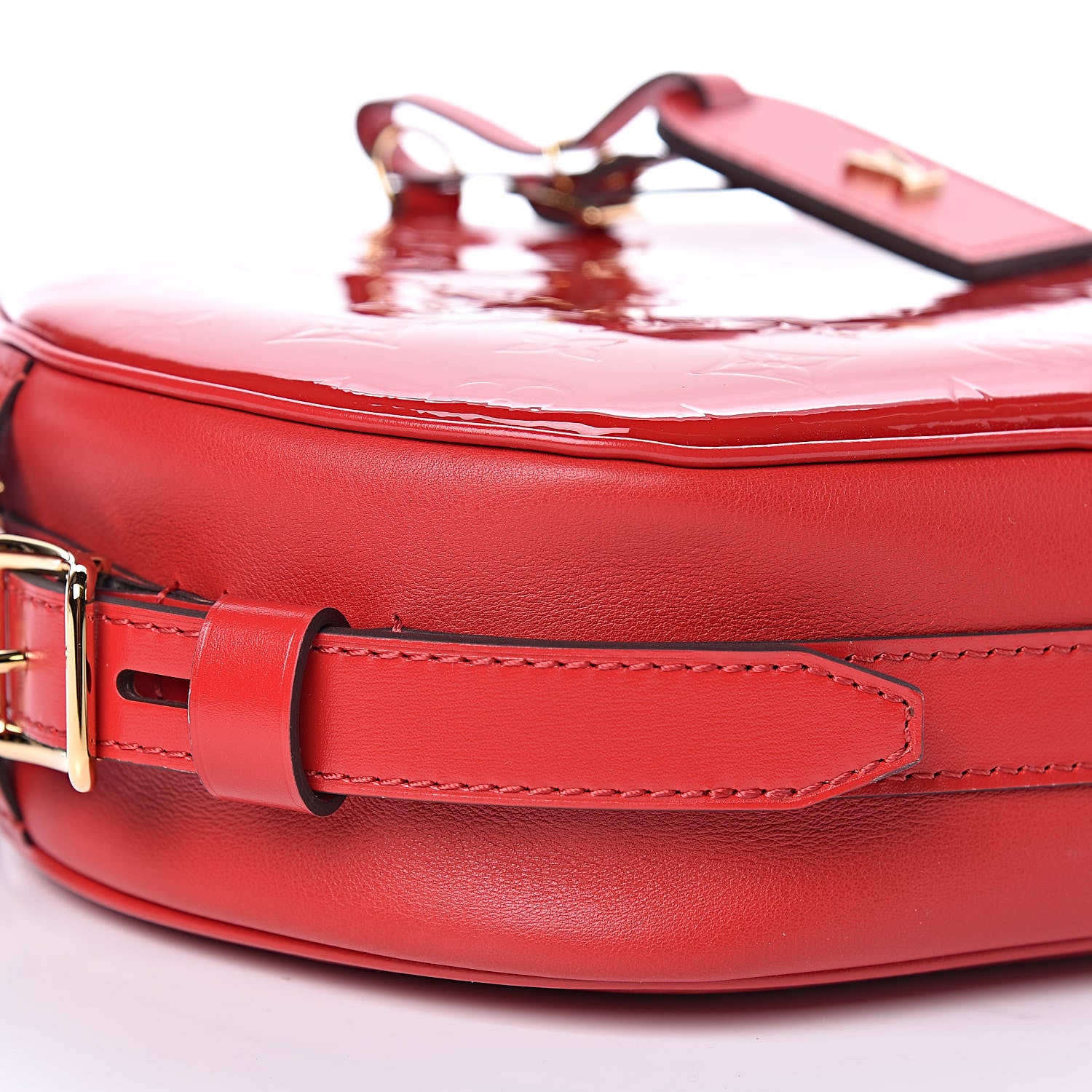 Louis Vuitton Vernis Boite Chapeau Souple Rouge 7 of 8