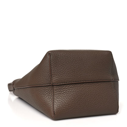 The Row Grained Calfskin Small N/S Park Tote Dark Olive 4 of 10