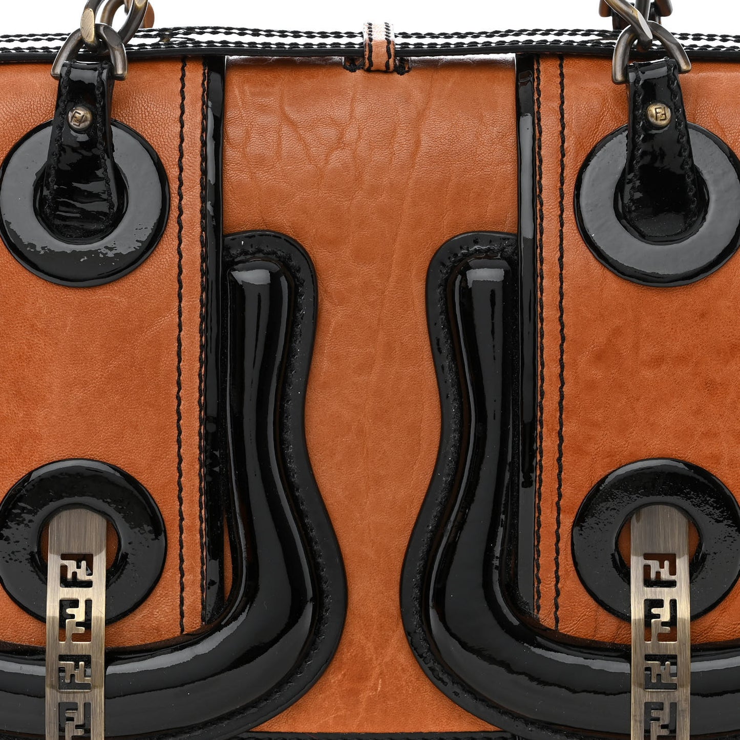 Nappa Patent B Bag Osso Black