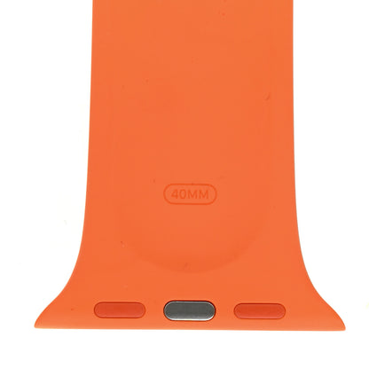 Hermes Silicone 38mm Apple Sports Watch Single Tour Band Orange 5 of 7