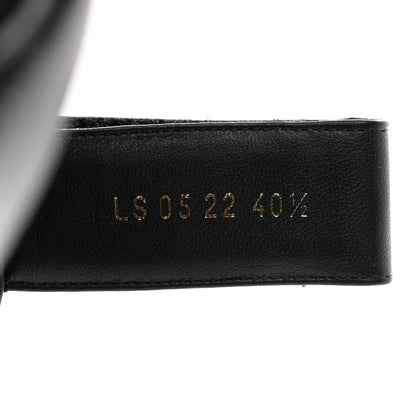 Christian Dior Lambskin Dioract 10mm Sandals 40.5 Black 8 of 8