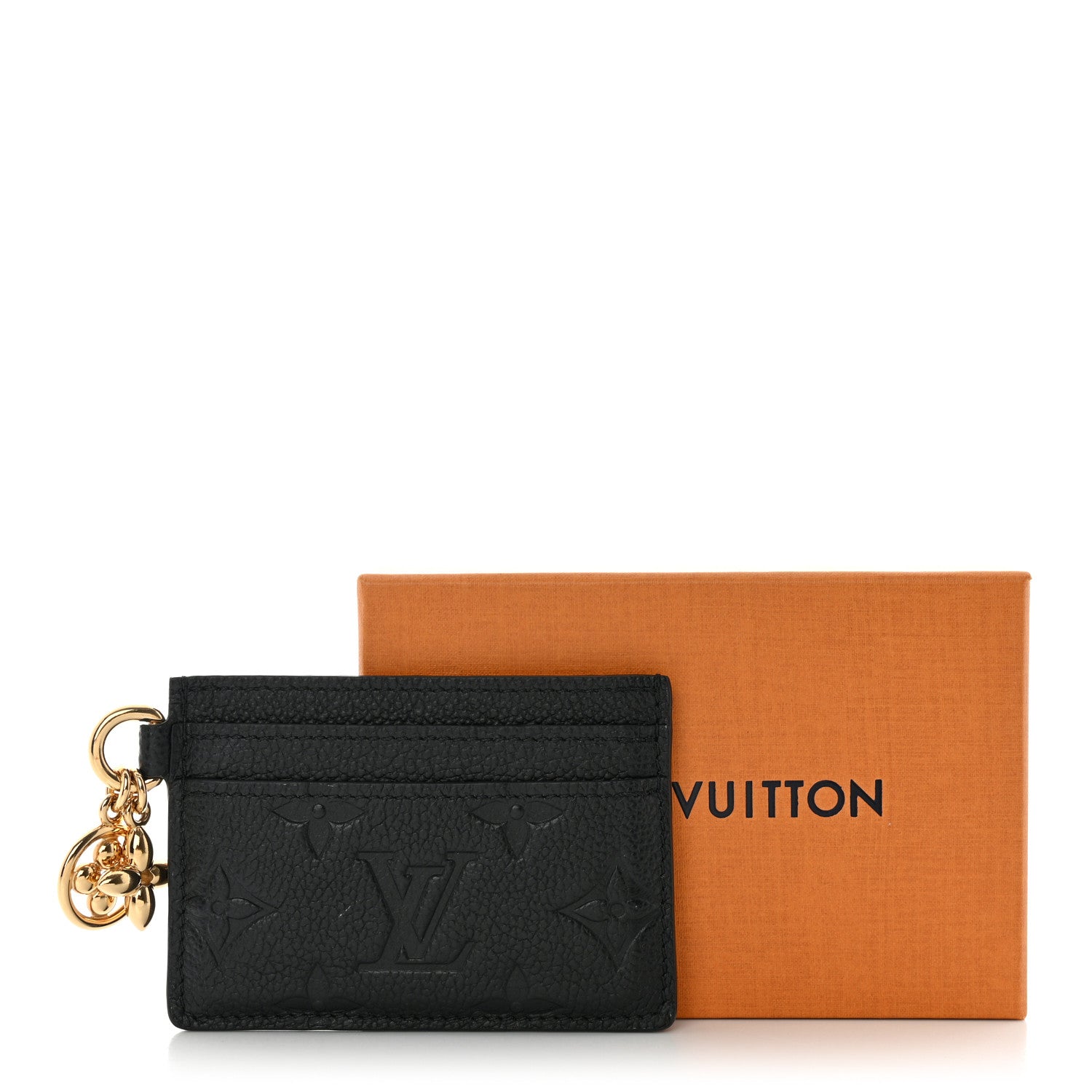 Louis Vuitton Empreinte Monogram LV Charms Card Holder Black 8 of 8