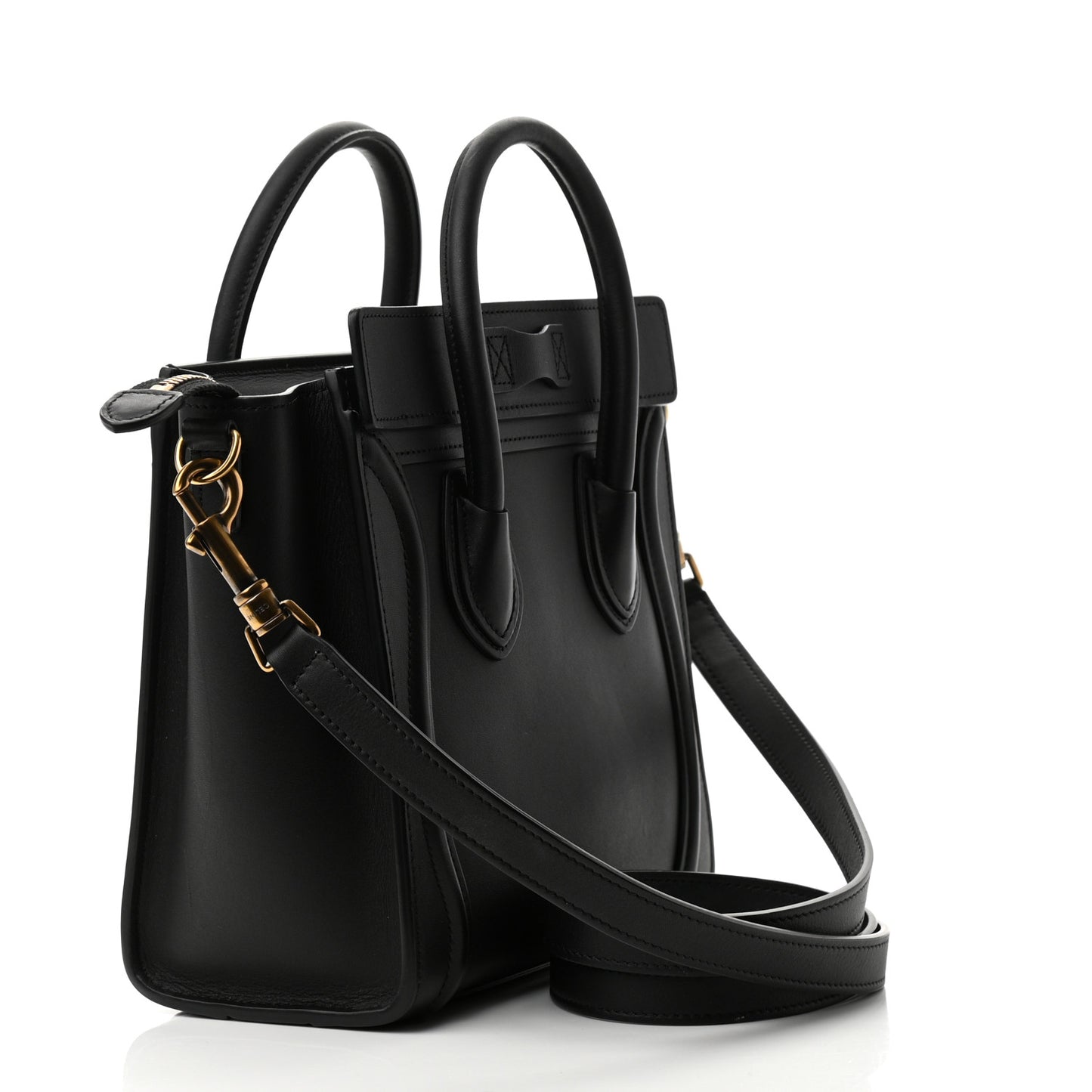 Smooth Calfskin Nano Luggage Black
