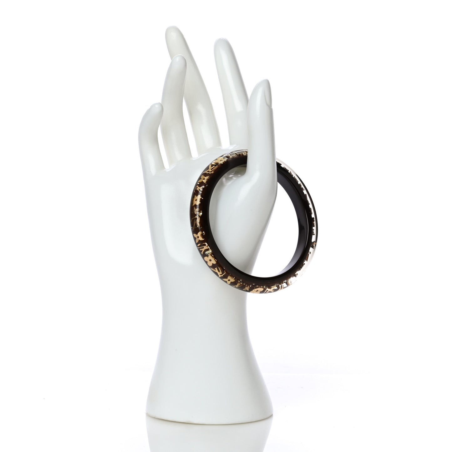 Resin Swarovski Medium Inclusion Bracelet PM Marron