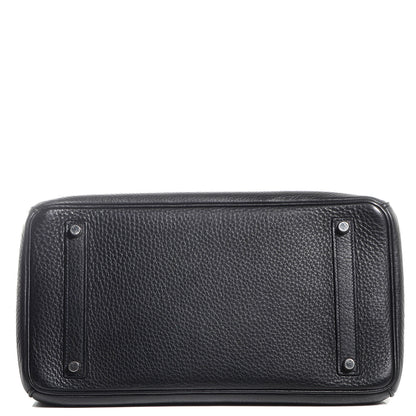 Hermes Taurillon Clemence Birkin 35 Black 5 of 21